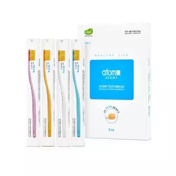 [Atomy]Зубная щетка (1 комплект из 8 шт.) атоми зубная щетка (1Pack 8ea)