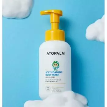Atopalm [для детей от 4 до 10 лет] Мягкий пенящийся гель для душа Atopalm Kids 460 мл