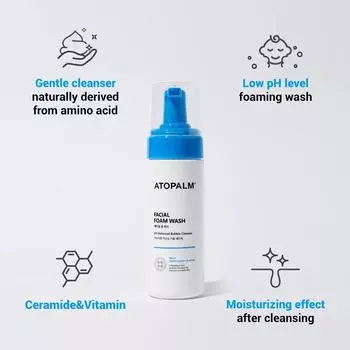 ATOPALM Facial Foam Wash 150ml AUTHENTIC STORE