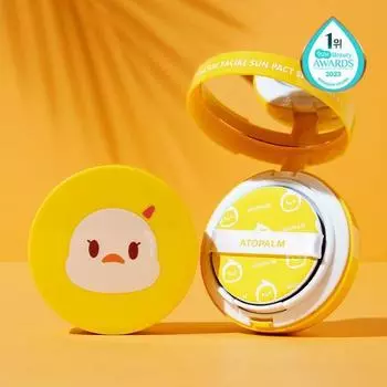 ATOPALM Солнцезащитный крем для лица Tok Tok Facial Sun Pact 15 г, оригинальный продукт/сменный блок, 2 вида, выберите 1 Tok Tok Sun Pact 15g (main product)