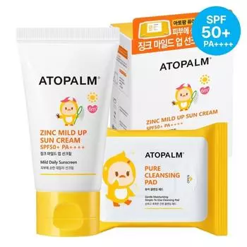 ATOPALM Zinc Mild Up Sun Cream SPF50+ PA++++ 65g AUTHENTIC STORE