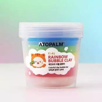 Atopam Kids Rainbow Bubble Clay 210г, корейский уход за телом