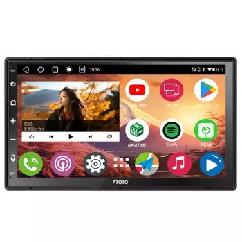 ATOTO A6PF Android 2DIN дисплей 7 дюймов QLED дисплей Android беспроводной беспроводной Android двойной Bluetooth автомобильный WiFi чат GPT AI Voice GPS 36-полосный эквалайзер 2G 32G