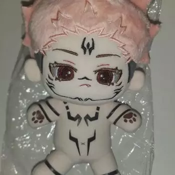 Атрибут дзюдзюцу Spin Sukuna 20 см костяная гонговая хлопковая кукольная подошва