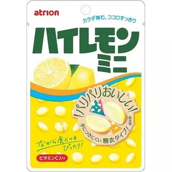 Atrion High Lemon Mini 32 г Покрытый сахаром тип, который не липнет к рукам. Покрытый сахаром тип, который не липнет к рукам. 1