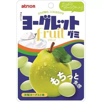 Atrion Yogurt Gummi Frui Pear 47г Имеет липкую текстуру.. Имеет липкую текстуру. 1
