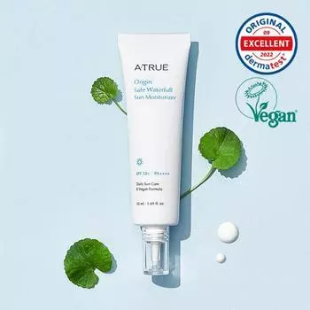 Atrue Origin Safe Waterfull Sun Moisturizer 50 мл, корейский солнцезащитный крем