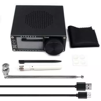 ATS-25X2 оснащен полнодиапазонным радио со сканированием спектра для приемника DSP. A