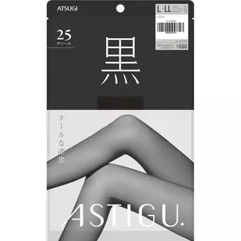 ATSUGI ASTIGU Astig [Black] D Black LLL Stockings Plain Stockings Stockings Material] Nylon, polyurethane Stockings Plain Stockings