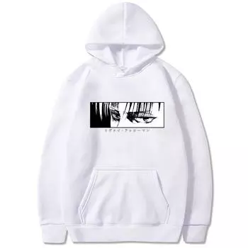 Attack Ackerman Levi On Titan Aot Hoodie Captain Levi Anime Sweatshirt Pullover M