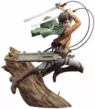 Attack on Titan ARTFX J Eren Jaeger Renewal Package Scale PVC Painted Complete Figure Ver. 1/8