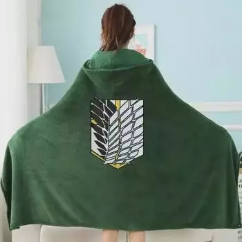 Attack On Titan Cape Blanket