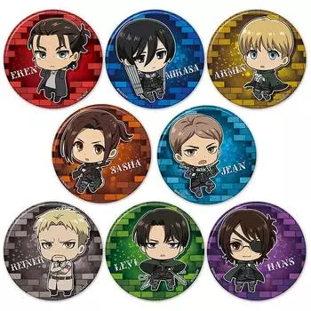 Attack on Titan Trading Can Badge vol.4 (BOX)