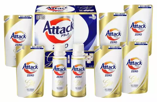 Attack ZERO 400 г x 1 бутылка Сменный блок 360 г x 6 пакетов Plus Предотвращает появление запаха от высыхания в помещении в течение 24 [Моющее средство в подарок] (Антибактериальный + часов)