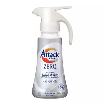 attack zero laundry detergent liquid attack liquid best cleaning power in history one hand type 380g
