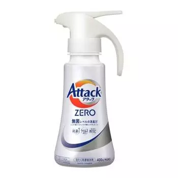 attack zero the best cleaning power in the history of attack liquid. sterile level deodorizing power, one-hand type
