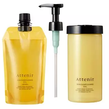 Attenir Skin Clear Очищающее масло Аромат Тип 350 мл 4 месяца Держатель Набор Очищающее масло Очищающее (Эко-упаковка* / / Поставка) Заправка/Насос/Выделенный