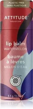 Attitude Leaves Bar Watermelon натуральный бальзам для губ TU прозрачный