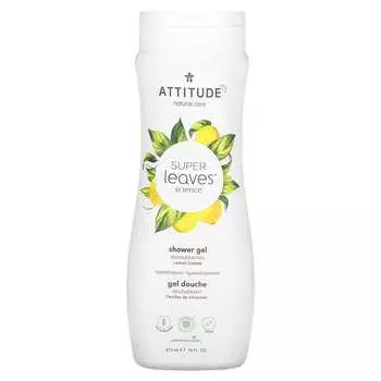 ATTITUDE, Super Leaf Science, натуральный гель для душа, восстанавливающий, листья лимона, 473 мл (16oz)