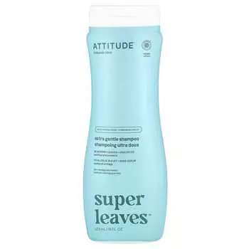 ATTITUDE, Super Leaves™, сверхмягкий шампунь, без запаха, 16 жидких унций (473 мл)