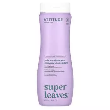ATTITUDE, Super Leaves™, увлажняющий шампунь, киноа и жожоба, 16 унций (473 мл)