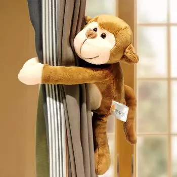 Attraction Magnetic Monkey Curtain Tieback For Bedroom Living Room Window Decor