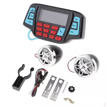 ATV Мотоцикл AMP Динамики USB Аудиосистема Стерео Водонепроницаемая