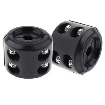 ATV UTV лебедка резиновый трос подъемный стопор резиновая подушка трос крюк стопор прочный и амортизирующий резиновый практичный черный