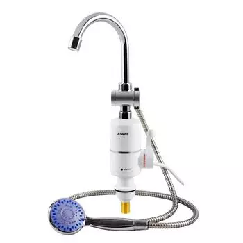 ATWFS смеситель для подогрева воды для душа, электрический кран безрезервуарного водонагревателя для горячей воды, быстрый нагрев under bend