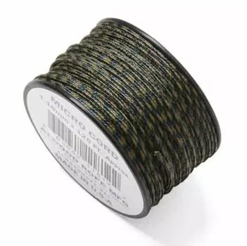 ATWOOD ROPE Atwood Rope x 125 футов MICRO Cord PATTERNED MADE IN Paracord 4 мм 3 мм 2 мм Universal Rope MFG. 1.18мм США(ЛЕСНОЙ КАМУФЛЯЖ)