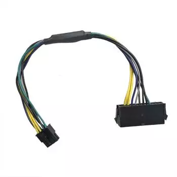 ATX 12 Inch 24-Pin to 8-Pin 18AWG Power Supply Adapter Cable for Dell Computers-New