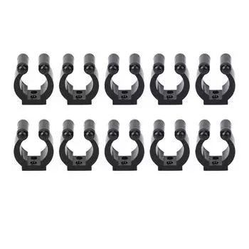 AU 10 шт./компл. Пластиковая стойка для хранения клюшек, зажимы, держатель, зажимы для удочек, часть L