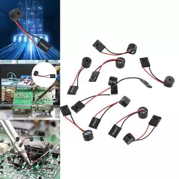 AU 10PCS BIOS звуковой сигнал динамик зуммер прочный мини-разъем динамик для ПК Interan