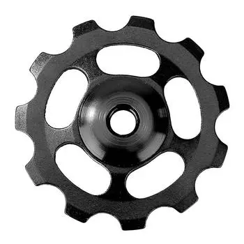 AU 11T MTB Rear Derailleur Jockey Wheel Ceramic Bearing Guide Roller (Black)