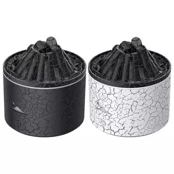 AU 180 мл прохладный увлажнитель воздуха, полезный увлажнитель воздуха вулкана для спальни, офиса Y чёрный