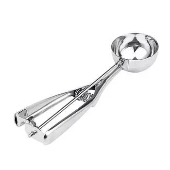 AU 1 шт. Ложка для пюре из мороженого с ручкой из нержавеющей стали (4см)