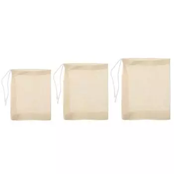 AU 20pcs/Lot Empty Tea Bags with String Filter for Herb Loose Tea Soup Teabags 6x8cm