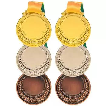 AU 2 дюйма Олимпийский стиль Медаль Победителя Круглый для Детей Школьные Спортивные Встречи