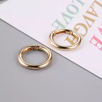 AU 2 шт. 2 см Металлические круглые триггерные кольца DIY аксессуары сплав для сумки (Золото)