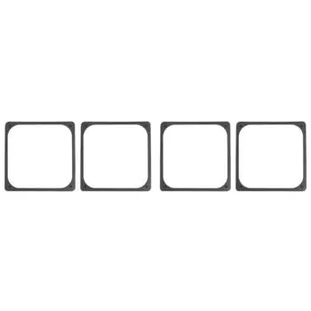 AU 2 шт 120x120 мм антивибрационная силиконовая резиновая прокладка вентилятора для вентилятора корпуса ПК