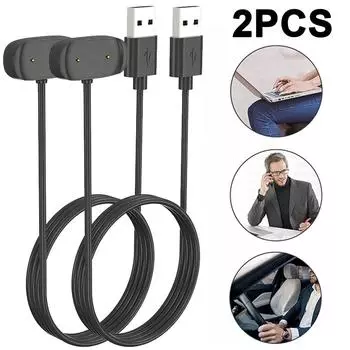 AU 2PCS USB Magnetic Charger Replacement Charger Adapter for Amazfit GTR Mini/GT