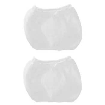 AU 30/100 шт. сетчатый мешок для кухонной раковины, полезный одноразовый сетчатый мешок для мусора белый