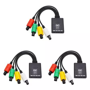 AU 3PCS BlueRetro Converter Dongle Кнопка сброса Bluetooth-совместимая для PS3/PS4