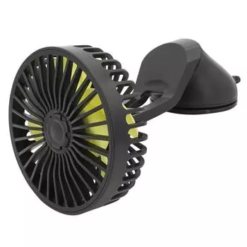 AU 3Pcs F402 Car Truck Fan with Suction Cup USB Powered 3-Speed Dashboard Desk F