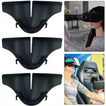 AU 3Pcs Silicone VR Nose Pad Washable Anti-Leakage Nose Cushion for Meta Quest 3