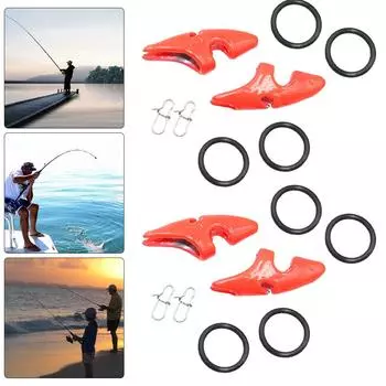 AU 4Sets 10g Squid Jig Tip Run Weight Sinker for Wood Shrimp Lure Accessories