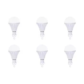 AU 5/7/9/12W аварийная лампа бытовая E27 светодиодная лампа (Крючок 12 Вт с выключателем)