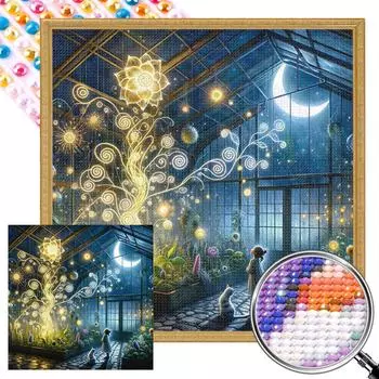 AU 5D DIY Полный Круглый Дрель Частичный AB Алмазная Картина Цветочная Комната Комплект Художественный Декор ZQS3628