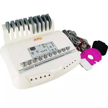 Au-6804 Миостимуляция Стимуляция Мышц Косметологический Инструмент Эмс Терапия Похудение Вибрация Электрический Стимулятор Мышц белый