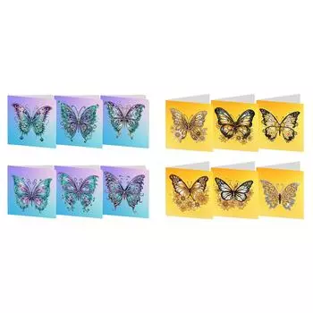 AU 6 шт. алмазная карта для рисования красочная специальная форма Рождество для взрослых и Ки HK002